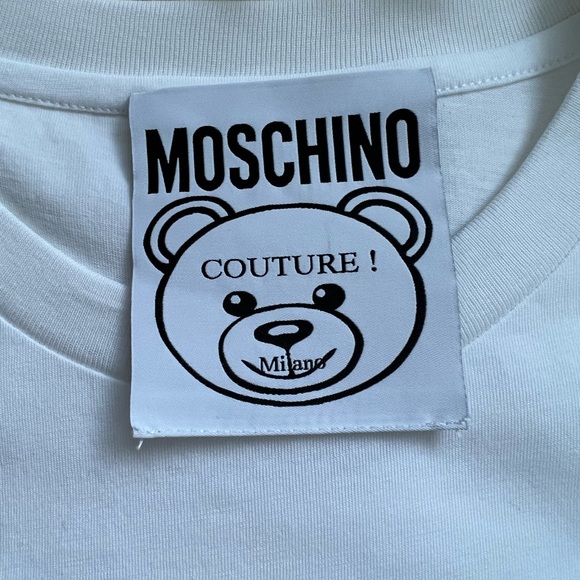 Authentic Moschino Teddy Bear Print Oversized T-Shirt - Picture 8 of 13